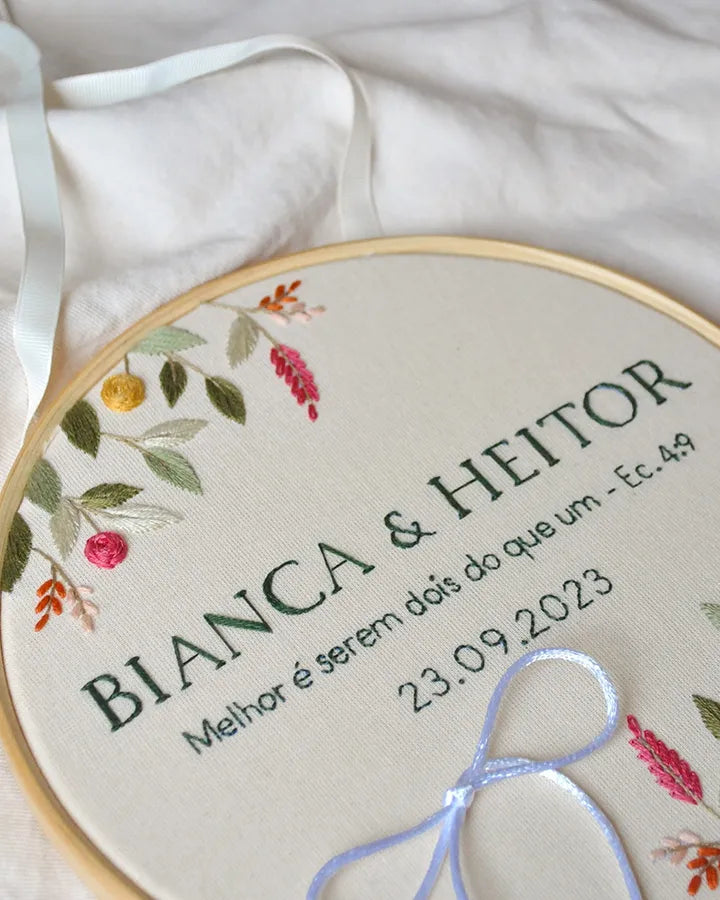 Anniversary wall clock with protective glass cover and colorful flower design