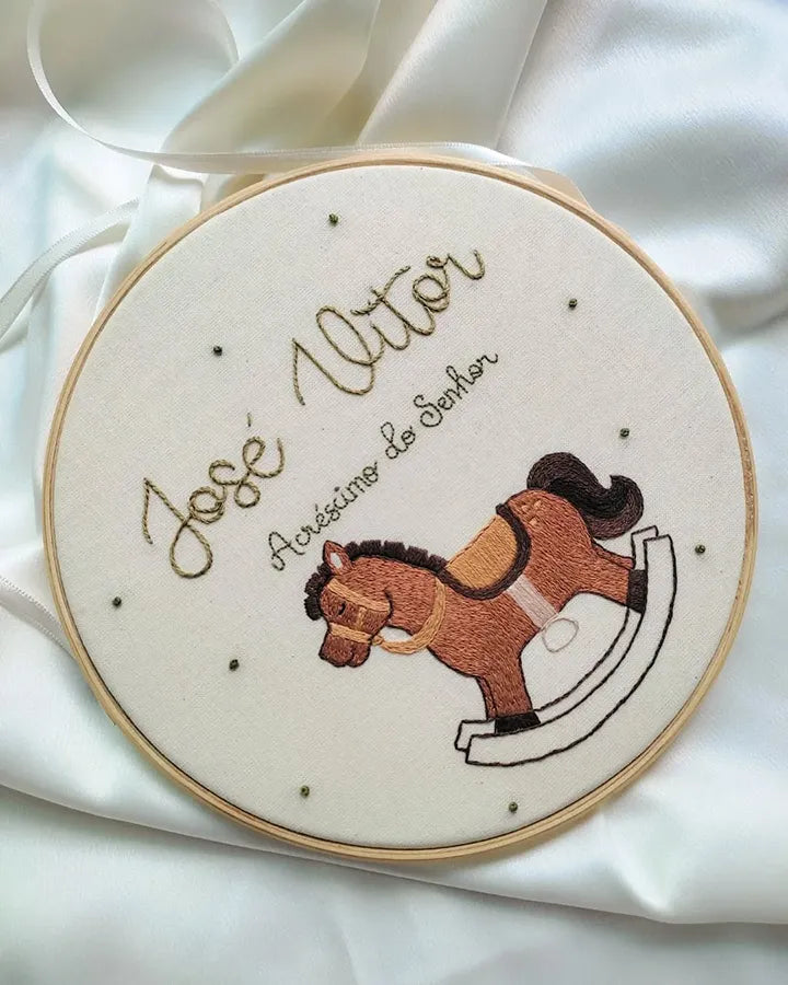 Customisable Wall Clock with Baby Birth Details close up