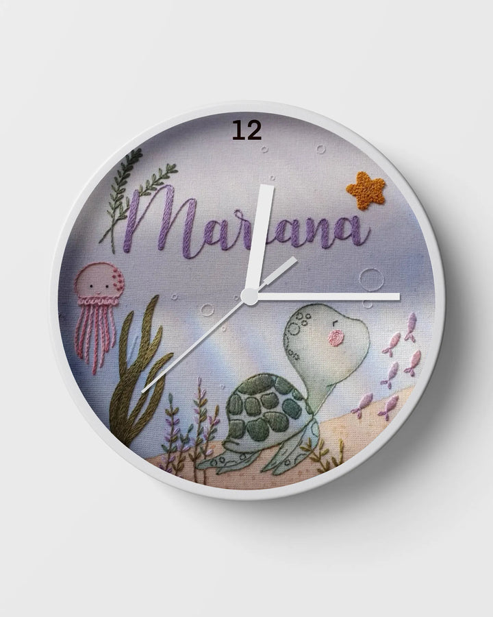Decorative wall beach clock