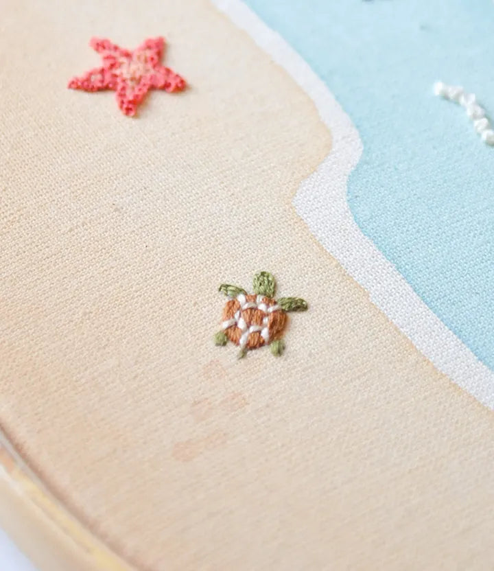 Embroidered turtle