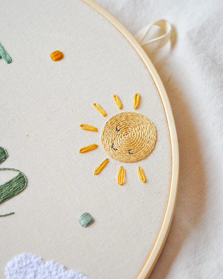 Personalized baby gifts featuring hand-embroidered airplane design