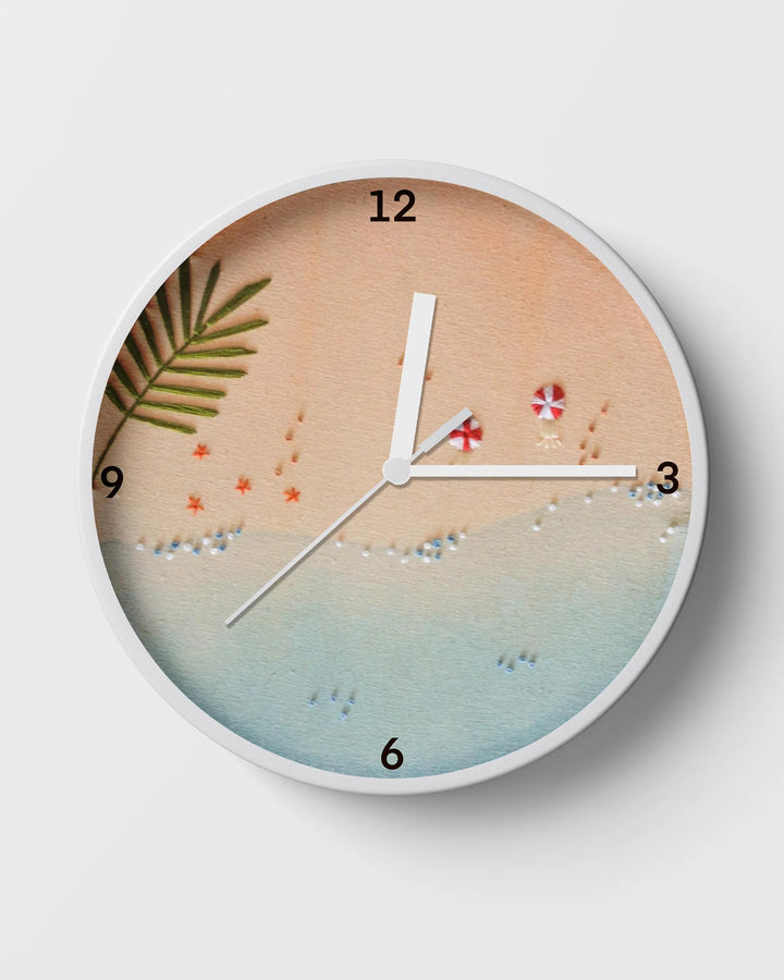 Vacation Themed Beach Wall Clock