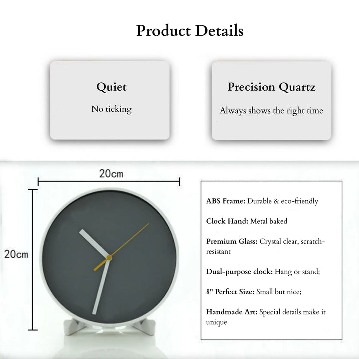 embby custom clock features and specifications