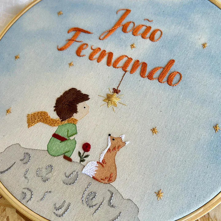 little prince theme Embroidery hoop